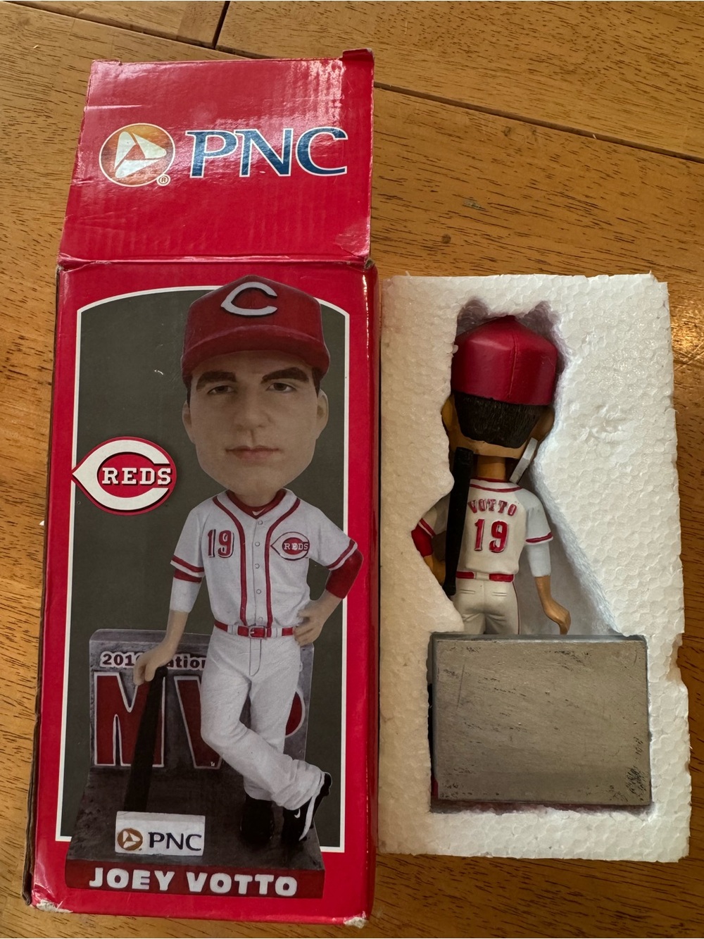 Joey Votto Cincinnati Reds PNC SGA Bobblehead w/ Original Box 2012 MVP